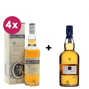 Diageo Bundle | 1 Glen Elgin 18 Year Old + 4 Cragganmore 12 Year Old