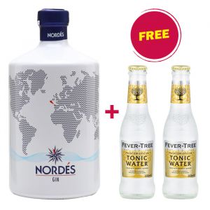 BUY 1 Nordés Gin GET 2 FREE Fever Tree Indian Tonic 